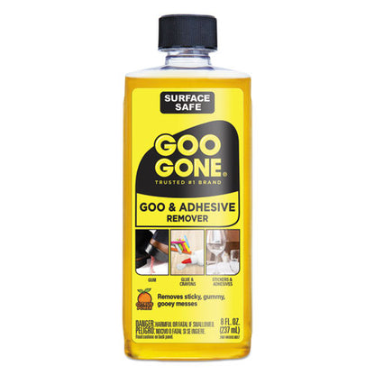 Goo Gone Original Cleaner, Citrus Scent, 8 oz Bottle, 12-Carton 2087
