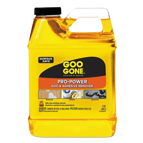 Goo Gone Pro-Power Cleaner, Citrus Scent, 1 qt Bottle, 6-Carton 2112CT