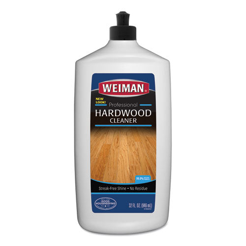 Weiman Hardwood Floor Cleaner, 32 oz Squeeze Bottle, 6-Carton 522