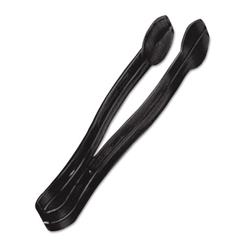 WNA Plastic Tongs, 9 Inches, Black, 48-Case WNA A7TSBL