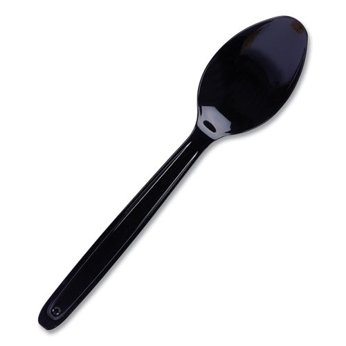 WNA Cutlery for Cutlerease Dispensing System, Spoon 6", Black, 960-Box CEASESP960BL