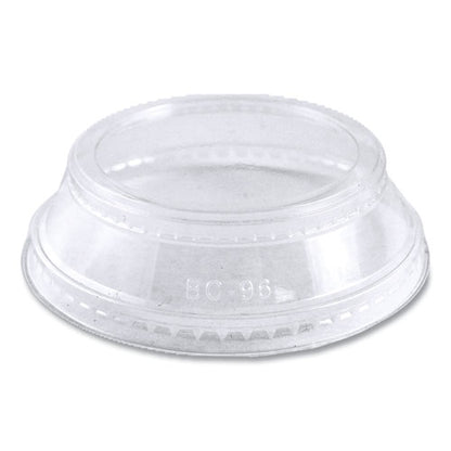 World Centric PLA Clear Cold Cup Lids, Dome Lid, Fits 2 oz Portion Cup and 9 oz to 24 oz Cups, 1,000-Carton CPLCS12SH