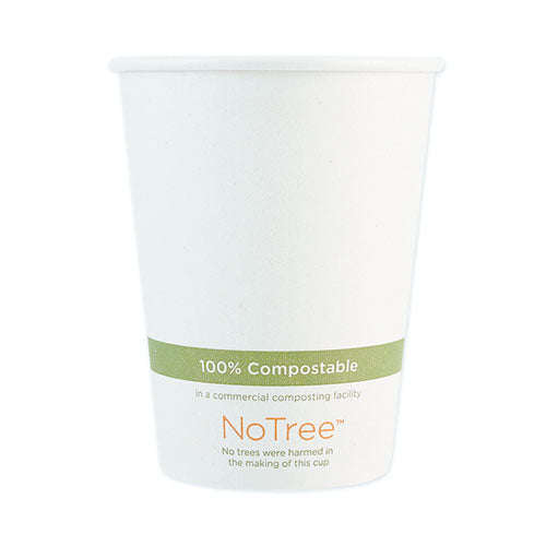 World Centric NoTree Paper Hot Cups, 12 oz, Natural, 1,000-Carton CUSU12