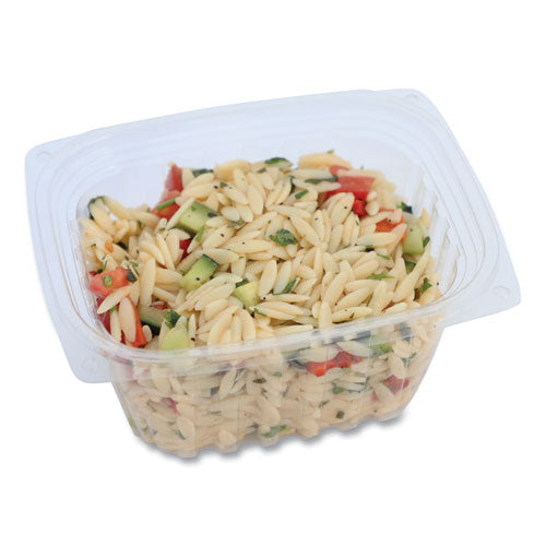 World Centric PLA Rectangular Deli Containers, 16 oz, 4.8 x 5.9 x 2.8, Clear, 900-Carton RDCS16