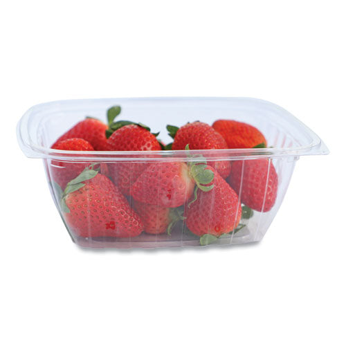 World Centric PLA Rectangular Deli Containers, 32 oz, 6.1 x 7.6 x 2.8, Clear, 600-Carton RDCS32