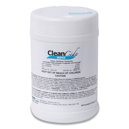 Wexford Labs CleanCide Disinfecting Wipes, Fresh Scent, 6.5 x 6, 160-Canister 3130C160EA