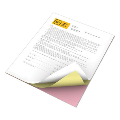 Xerox Revolution Carbonless 3-Part Paper, 8.5 x 11, White-Canary-Pink, 5, 000-Carton 3R12425
