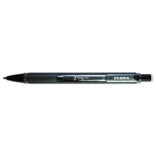Zebra Z-Grip Plus Mechanical Pencil, 0.7 mm, HB (#2.5), Black Lead, Assorted Barrel Colors, Dozen 55410