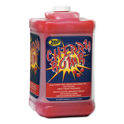 Zep Cherry Bomb Hand Cleaner, Cherry Scent, 1 gal Bottle, 4-Carton 95124