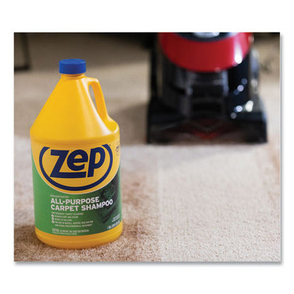Zep Commercial Concentrated All-Purpose Carpet Shampoo, Unscented, 1 gal Bottle ZUCEC128