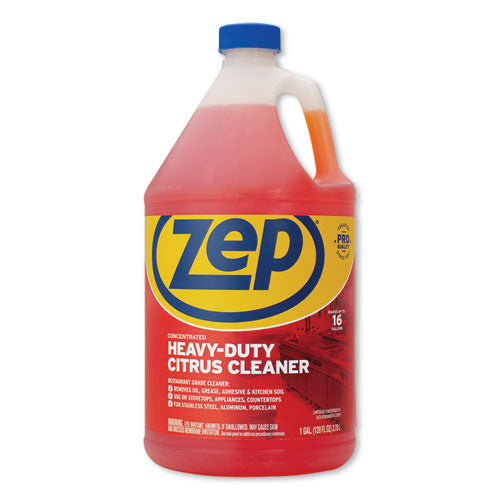 Zep Commercial Cleaner and Degreaser, 1 gal Bottle, 4-Carton ZUCIT128