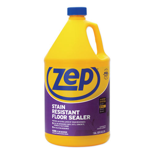 Zep Commercial Stain Resistant Floor Sealer, 1 gal Bottle ZUFSLR128