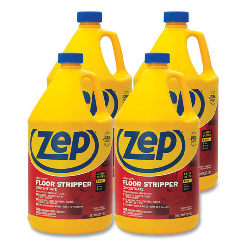Zep Commercial Floor Stripper, Unscented, 1 gal, 4-Carton ZULFFS128