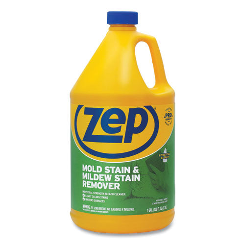 Zep Commercial Mold Stain and Mildew Stain Remover, 1 gal, 4-Carton ZUMILDEW128