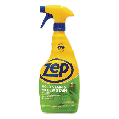 Zep Commercial Mold Stain and Mildew Stain Remover, 32 oz Spray Bottle, 12-Carton ZUMILDEW32