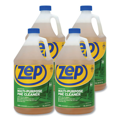 Zep Commercial Pine Multi-Purpose Cleaner, Pine Scent, 1 gal, 4-Carton ZUMPP128