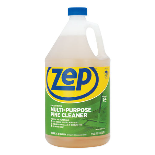 Zep Commercial Multi-Purpose Cleaner, Pine Scent, 1 gal Bottle ZUMPP128