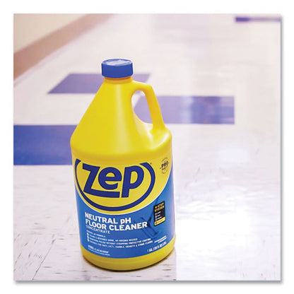 Zep Commercial Neutral Floor Cleaner, Fresh Scent, 1 gal, 4-Carton ZUNEUT128