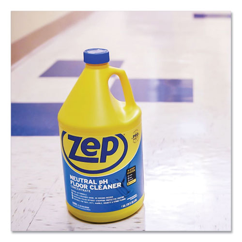 Zep Commercial Neutral Floor Cleaner, Fresh Scent, 1 gal Bottle ZUNEUT128