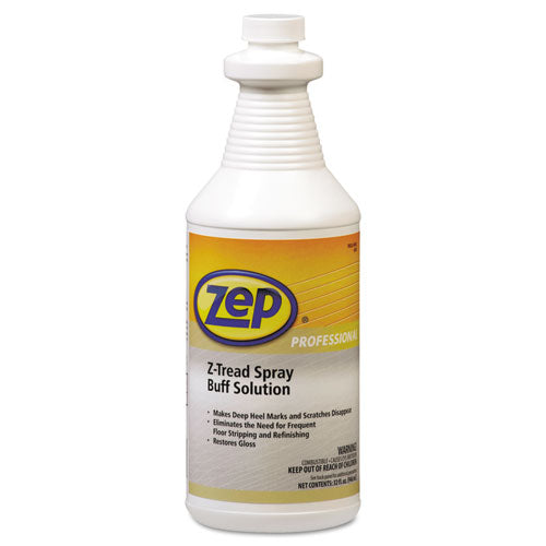 Zep Professional Z-Tread Buff-Solution Spray, Neutral, 1 qt Bottle 1041424