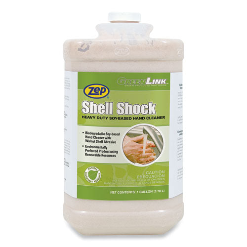 Zep Shell Shock Heavy Duty Soy-Based Hand Cleaner, Cinnamon, 1 gal Bottle, 4-Carton 318524