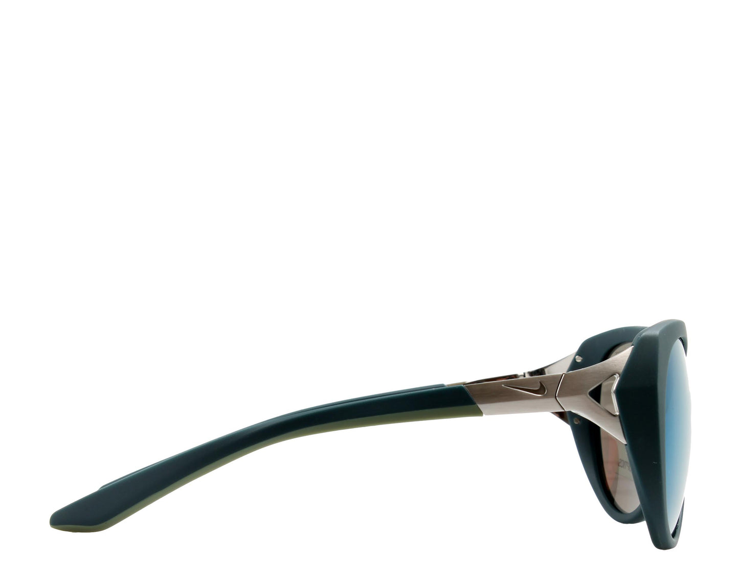 Nike Flex Motion R Matte Deep Green/Silver Lens Sport Sunglasses EV1015-413