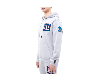 Pro Standard NFL New York Giants Logo Blended Grey/Blue Hoodie FNG540120-GRY