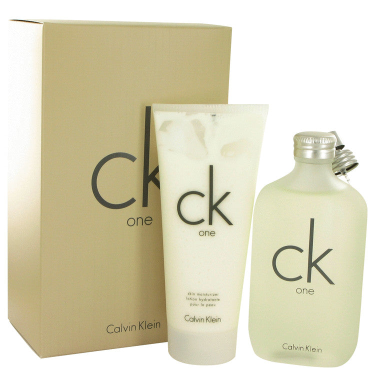 CK One Cologne by Calvin Klein - Unisex Gift Set (6.7 oz EDT / 6.7 oz Body Moisturizer)