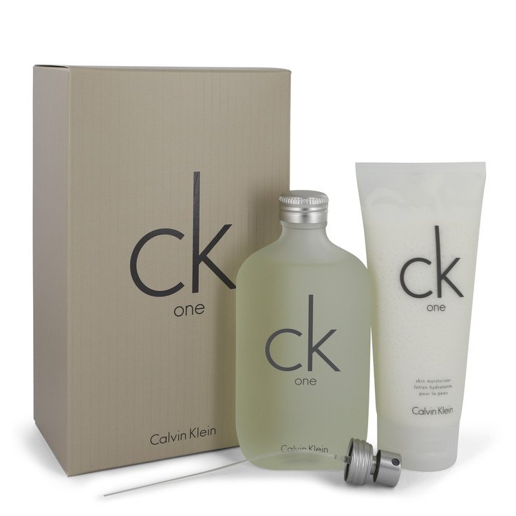 CK One Perfume By Calvin Klein - Unisex Gift Set (6.7 oz EDT / 6.7 oz Body Moisturizer)