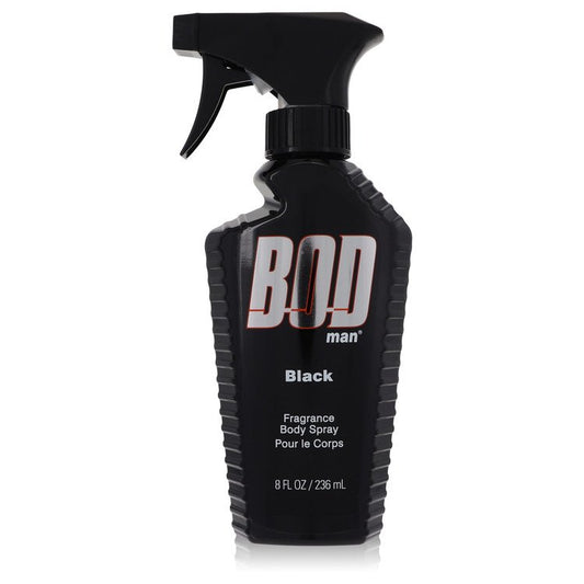 Bod Man Black by Parfums De Coeur - (8 oz) Men's Body Spray
