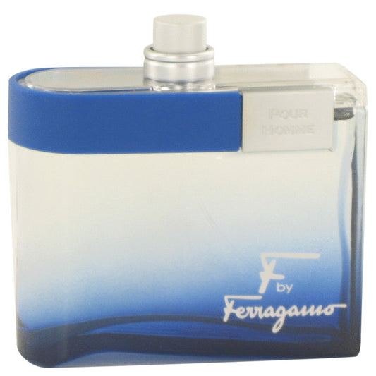 F Free Time by Salvatore Ferragamo - (3.4 oz) Men's Eau De Toilette Spray (Tester)