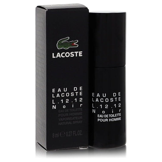Lacoste Eau De Lacoste L.12.12 Noir by Lacoste - (0.27 oz) Men's Mini Eau De Toilette Spray