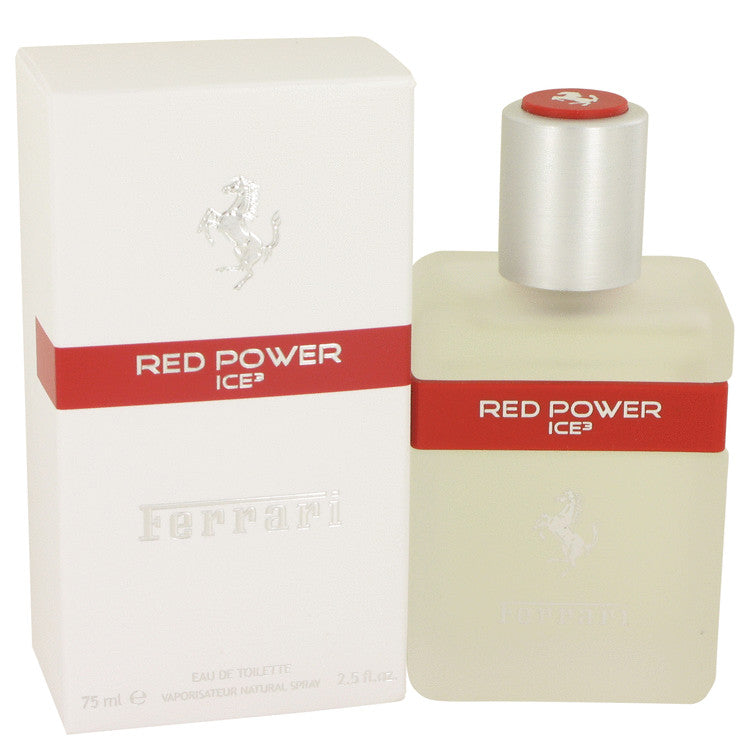 Ferrari Red Power Ice 3 by Ferrari - (2.5 oz) Men's Eau De Toilette Spray