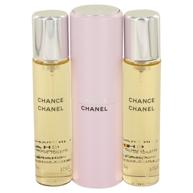 Chance By Chanel - (0.7 oz) Women's Mini Eau De Toilette Spray + 2 Refills
