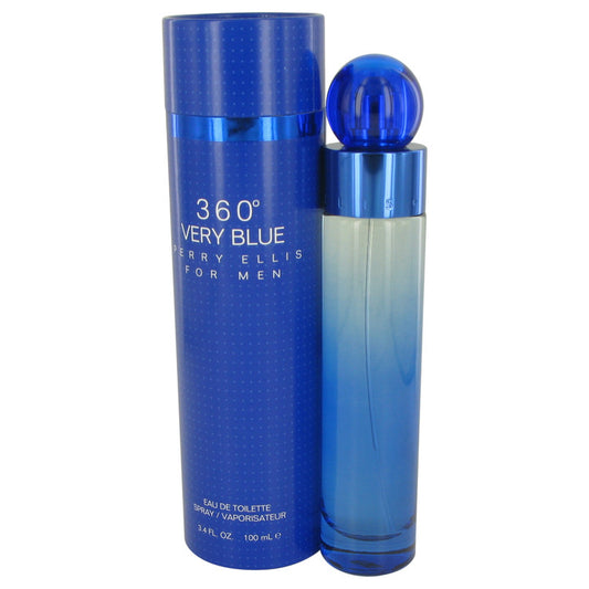 Perry Ellis 360 Very Blue By Perry Ellis - (3.4 oz) Men's Eau De Toilette Spray
