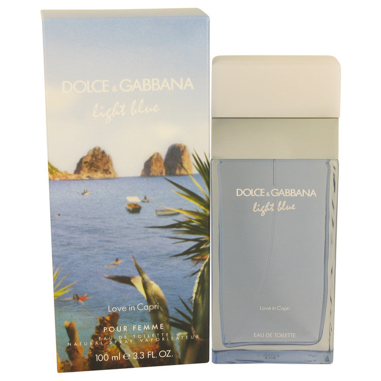 Light Blue Love in Capri by Dolce & Gabbana - (3.4 oz) Women's Eau De Toilette Spray