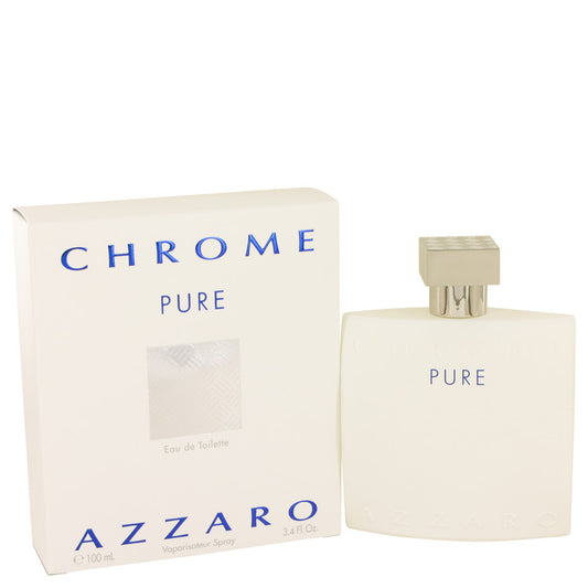 Chrome Pure By Azzaro - (3.4 oz) Men's Eau De Toilette Spray