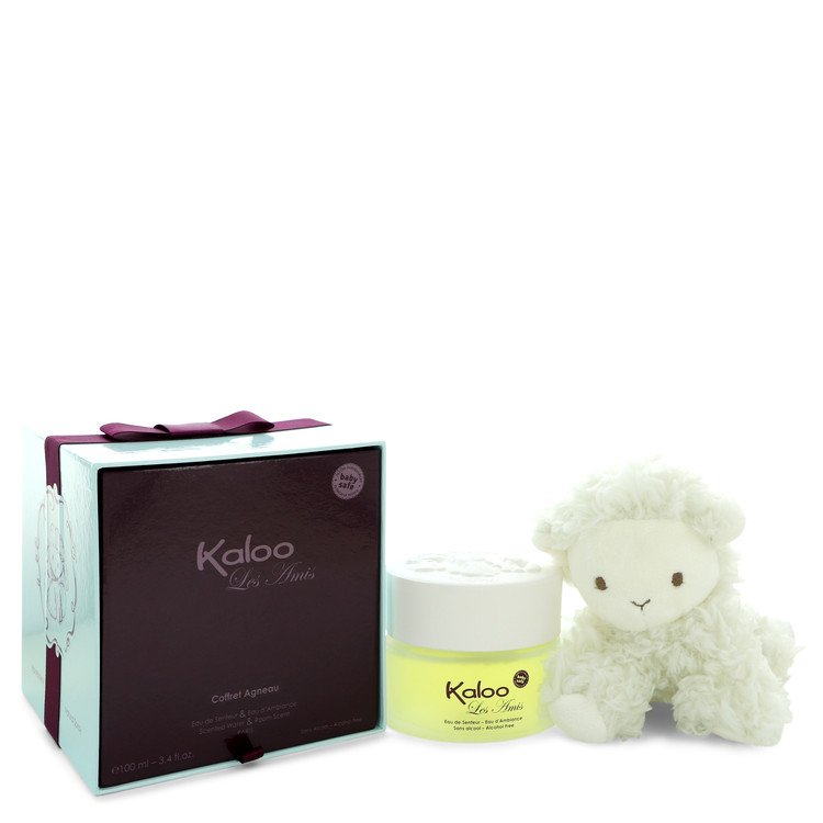 Kaloo Les Amis by Kaloo - (3.4 oz) Men's Eau De Senteur Spray - Room Fragrance Spray (Alcohol Free) - Free Fluffy Lamb