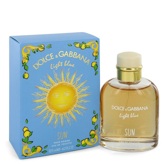 Light Blue Sun by Dolce & Gabbana - (4.2 oz) Men's Eau De Toilette Spray