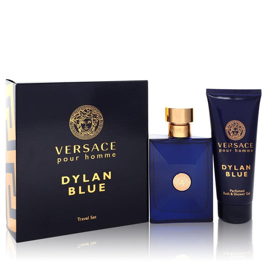Versace Pour Homme Dylan Blue by Versace - Men's Gift Set - (3.4 oz) Eau de Toilette Spray + (3.4 oz) Shower Gel