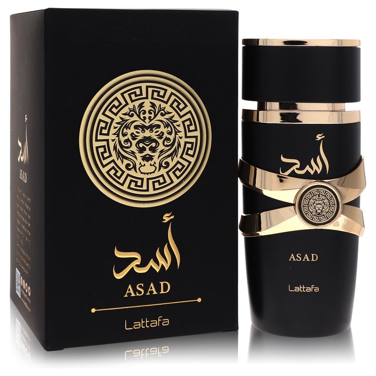 Lattafa Asad by Lattafa Eau De Parfum Spray (Unisex) 3.4 oz