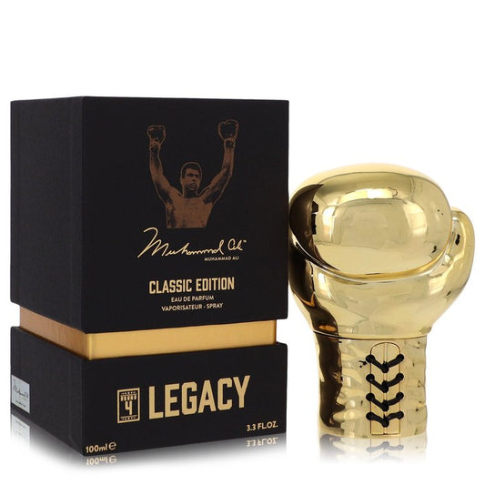 Muhammad Ali Legacy Round 4 by Muhammad Ali Eau De Parfum Spray (Classic Edition) 3.3 oz for Men