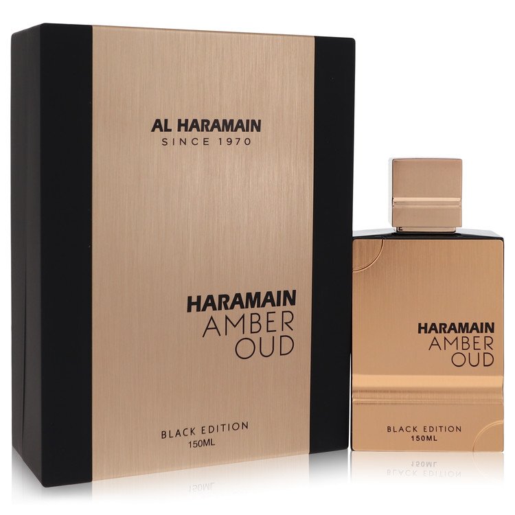 Al Haramain Amber Oud Black Edition by Al Haramain - Men's Gift Set (5 oz Eau De Parfum Spray + 0.34 oz Refillable Spray)
