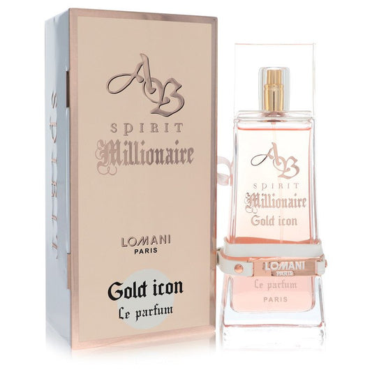 Ab Spirit Millionaire Gold Icon by Lomani Eau De Parfum Spray 3.3 oz for Women