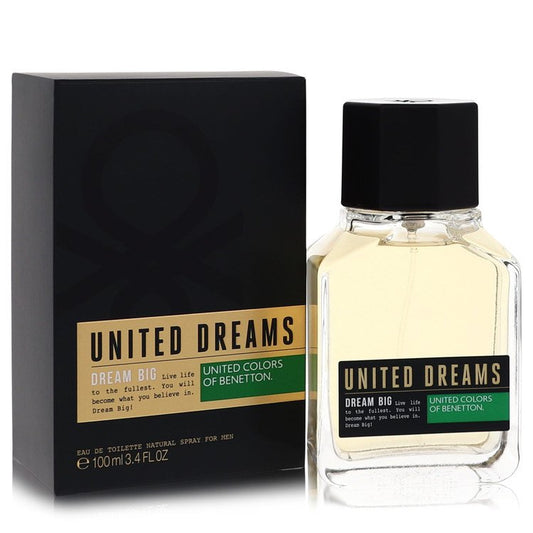 United Dreams Dream Big by Benetton Eau De Toilette Spray (Unboxed) 6.8 oz for Men