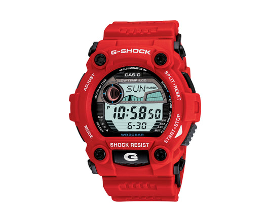 Casio G-Shock G7900 Digital Tide Graph Resin Red/Black Watch G7900A-4