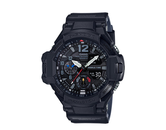 Casio G-Shock Gravity Master Analog-Digital Resin Black Men's Watch GA1100-1A1