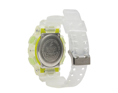 Casio G-Shock GA110 Semi-Transparent A/D Resin Clear/Neo Men's Watch GA110LS-7A