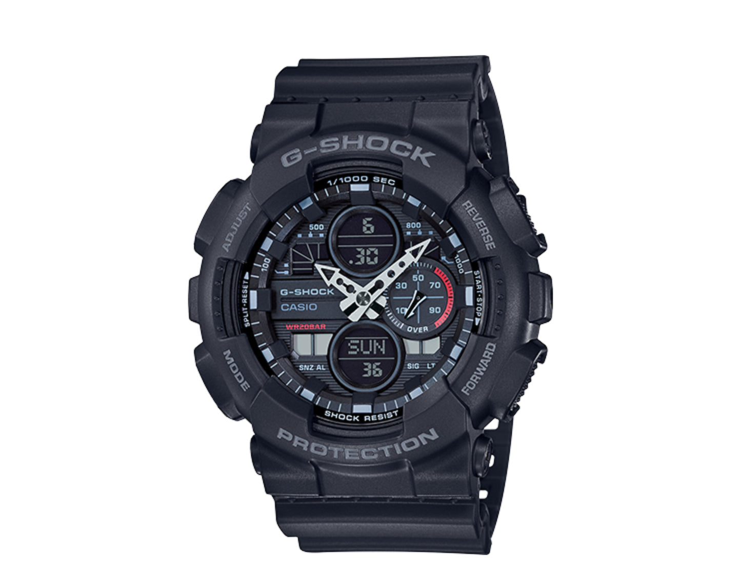 Casio G-Shock Analog-Digital Black/Grey Men's Watch GA140-1A1