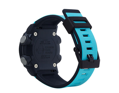 Casio G-Shock GA2000 Front Button Analog-Digital Metal Blue/Black Men's Watch GA2000-1A2